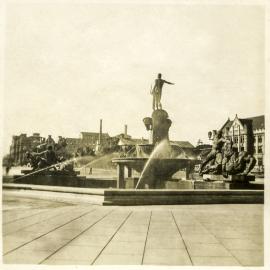 The Archibald Memorial Fountain, Hyde Park Sydney, circa 1937-1938