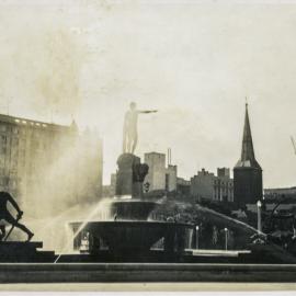 The Archibald Memorial Fountain, Hyde Park Sydney, circa 1937-1938