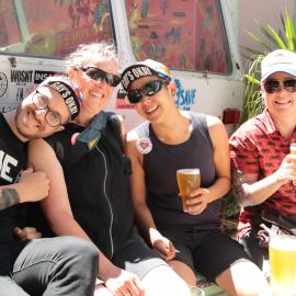 Celebrating the YES results at the Bearded Tit, Regent Street Redfern, 2017