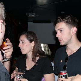 Celebrating the YES results at the Bearded Tit, Regent Street Redfern, 2017