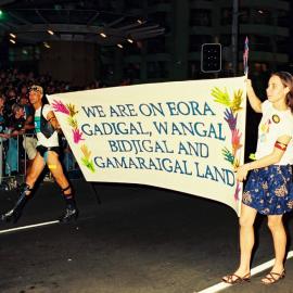 First Nations float, Sydney Gay and Lesbian Mardi Gras, Sydney, 1998
