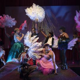 Performers in the Black Nulla Cabaret, Koori Gras at Carriageworks Redfern, 2019