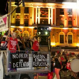Advocating for queer refugees, Sydney Gay and Lesbian Mardi Gras, 2016