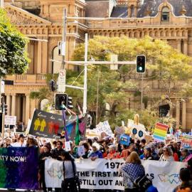 Marriage Equality rally, Sydney, 2017