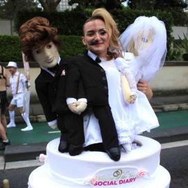 Wedding of the Year at Sydney Gay and Lesbian Mardi Gras, no date