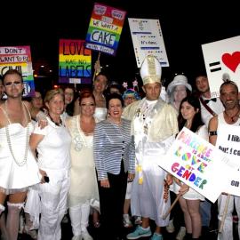 Clover Moore, Lord Mayor of Sydney and Marriage Equality, Sydney Gay and Lesbian Mardi Gras, 2017