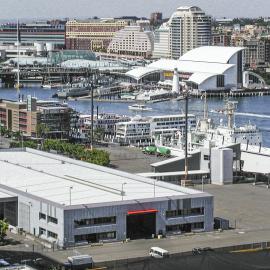 Elevated view of Darling Harbour, Millers Point, 2004