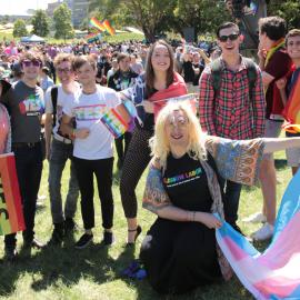 Celebrating YES to marriage equality, Prince Alfred Park Surry Hills, 2017