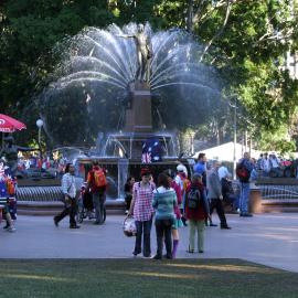 The Archibald Memorial Fountain, World Youth Day, Hyde Park Sydney, 2008