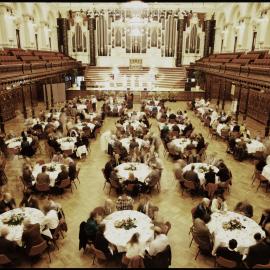 Dinner at Sydney Town Hall, George Street Sydney, 1991