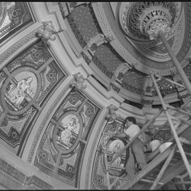 Restoration of Sydney Town Hall, George Street Sydney, 1991