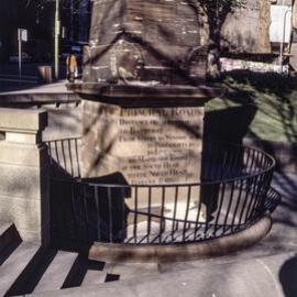 Obelisk, Macquarie Place, Loftus Street Sydney, 1980