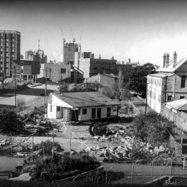 University of Sydney demolition and construction, Alma Street Darlington, 1974