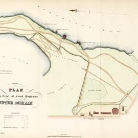 Map - Plan shewing extent and present boundaries of the Outer Domain, 1861