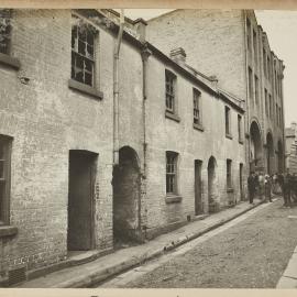 Print - Rear of property, Bathurst Street Sydney, circa 1911-1912