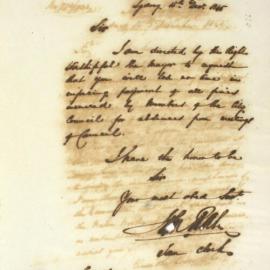 Letter - Request that City Solicitor to enforce fines incurred by Council Members, 1845