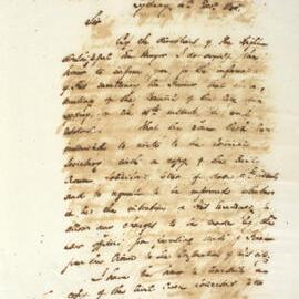 Letter - Transmission of copy of Civil Crown Solicitor's letter about Grants of Deeds of Land, 1845