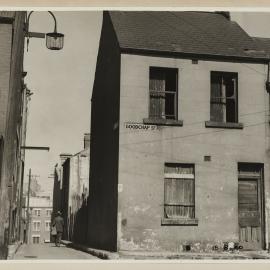 Print - Buildings from the corner of Goodchap Street Surry Hills, 1940