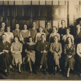 Atkinson's Perfume Factory, staff photo, Kent Street Sydney, circa 1931