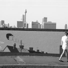 40,000 Years mural, Lawson Street Redfern, 1983