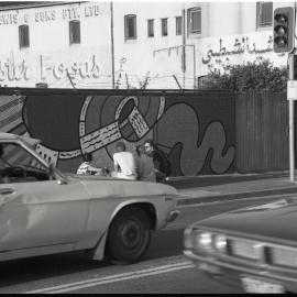 40,000 Years mural, Lawson Street Redfern, 1983