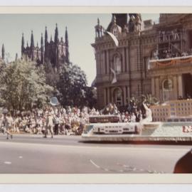 Float, Waratah Festival Parade, circa 1965-1975
