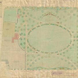 Plan - Remodelling of Camperdown Park, Mallett Street Camperdown, 1939