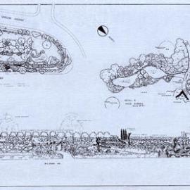 Plan - Rock garden design for a proposed park, Arthur McElhone Reserve Elizabeth Bay, 1951