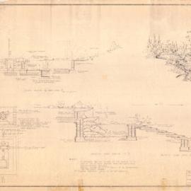 Plan - Rock pools details, Arthur McElhone Reserve, Billyard Avenue Elizabeth Bay, 1953