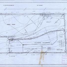 Plan - Proposed rest park and playground, Charles Kernan Reserve, Abercrombie Street Redfern, 1952