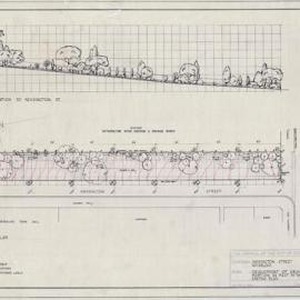 Plan - Development sketch of unused portion as rest park, Kensington Street Waterloo, 1950