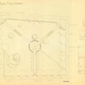Plan - Masterplan for Hollis Park, Wilson Street Newtown, 1991