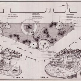 Plan - Proposed remodelling, Macleay Reserve, Elizabeth Bay Road Elizabeth Bay, 1974