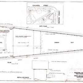 Plan - Proposed remodelling of surrounding area of the War Memorial, Redfern Street Redfern, 1965