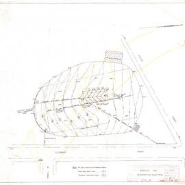 Plan - Proposed turf cricket pitch, Waterloo Oval, Elizabeth Street Waterloo, 1965
