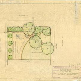 Plan - Proposed children's playground, Mrs Elizabeth McCrea Reserve, Kepos Street Redfern, 1952