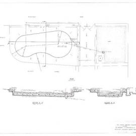 Plan - Proposed children's wading pool, Joseph Sargeant Children's Centre Erskineville, 1960