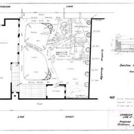 Plan - Proposed children's playground, Sunbeam Kindergarten, Lyne Street Alexandria, 1958