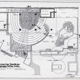 Plan - Proposed scheme 2 theatre and playground, Fitzroy Gardens, Macleay Street Elizabeth Bay, 1972