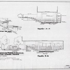 Plan - Proposed scheme 2 theatre and playground, Fitzroy Gardens, Macleay Street Elizabeth Bay, 1972