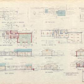 Plan - Proposed park depot extension, Prince Alfred Park, Calmers Street Surry Hills, no date