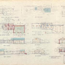 Plan - Proposed park depot extension, Prince Alfred Park, Calmers Street Surry Hills, no date