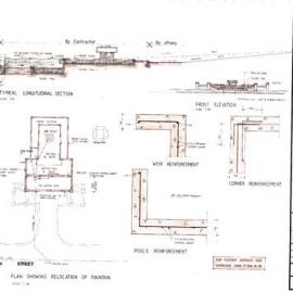 Plan - Design for the Elsie Bruce-Stevens Memorial Fountain, Wynyard Park, York Street Sydney, 1983