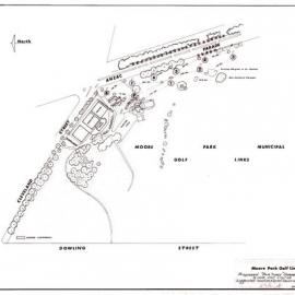 Plan - Sketch design par three illuminated 9 hole course, Moore Park, Anzac Parade Moore Park, 1967