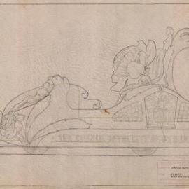 Plan - City Council float, Waratah Spring Festival, Sydney, 1956