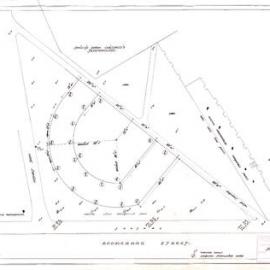 Plan - Fragrance garden earthworks, Cook and Phillip Park Sydney,1958