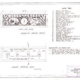 Plan - Proposed layout of a garden Anzac House, College Street Sydney, 1957