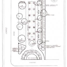 Plan - Proposed garden approach to St George's Church, City of Parkes New South Wales, 1957