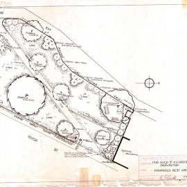 Plan - Proposed rest area, Charles Lawrence Rest Area [Yellomundee Reserve], Caroline Street Redfern, 1959