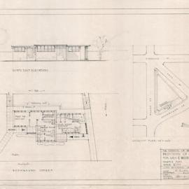 Plan - Sketch plan for proposed convenience for men and women, Cook and Phillip Park Sydney, no date
